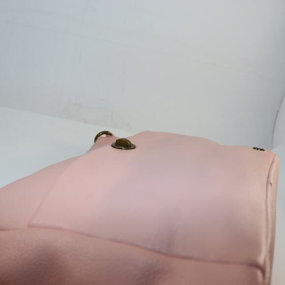 Elliott Lucca Soft Pink Leather Shoulder Bag with Zip Closure - Picture 5 of 7